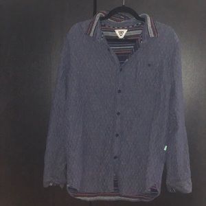 Vissla woven long sleeve button-up